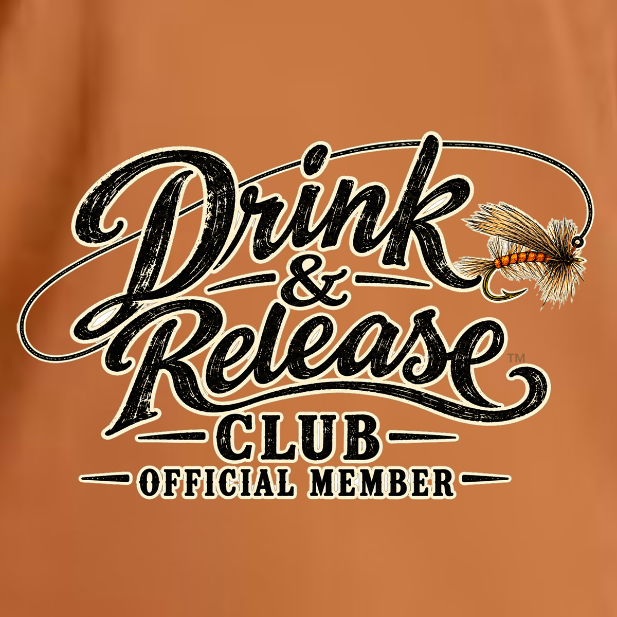 '' Drink & Release Club Member" Unisex Brewery Fishing T-Shirt