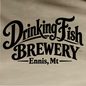 '' Drinking Fish Brewery - Black Logo" Unisex Brewery Fishing T-Shirt