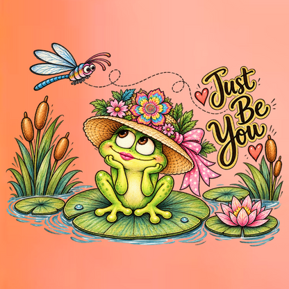 ''Lilly - Just Be You'' Fitted Ladies, Juniors T-Shirt