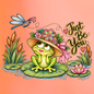 ''Lilly - Just Be You'' Fitted Ladies, Juniors T-Shirt