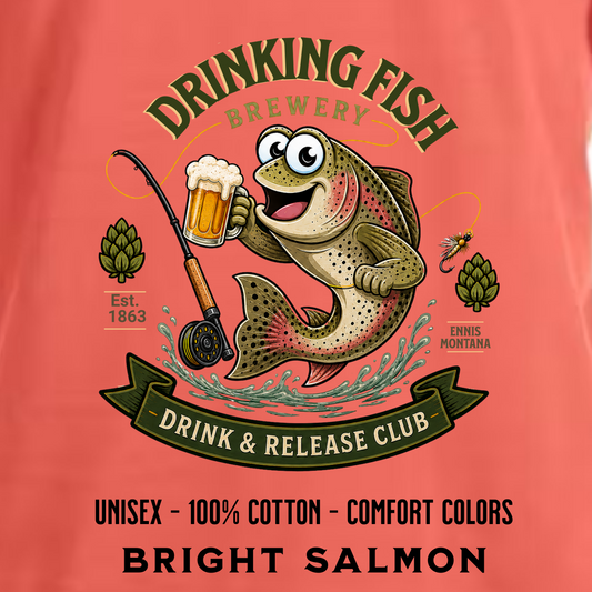 Gilbert T-Shirt - Bright Salmon