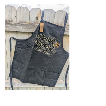 Chef's Apron with Drink & Release Logo - Unisex Size