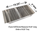 19.25 x 8 Charcoal Tray