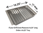 16.25 x 12 x 2.5 inch tray